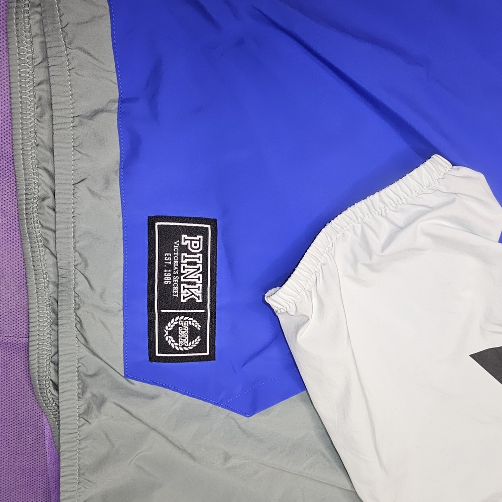 Victoria's Secret Pink L Quarter Zip Pullover Lightweight Windbreaker Jacket - Picture 5 of 6